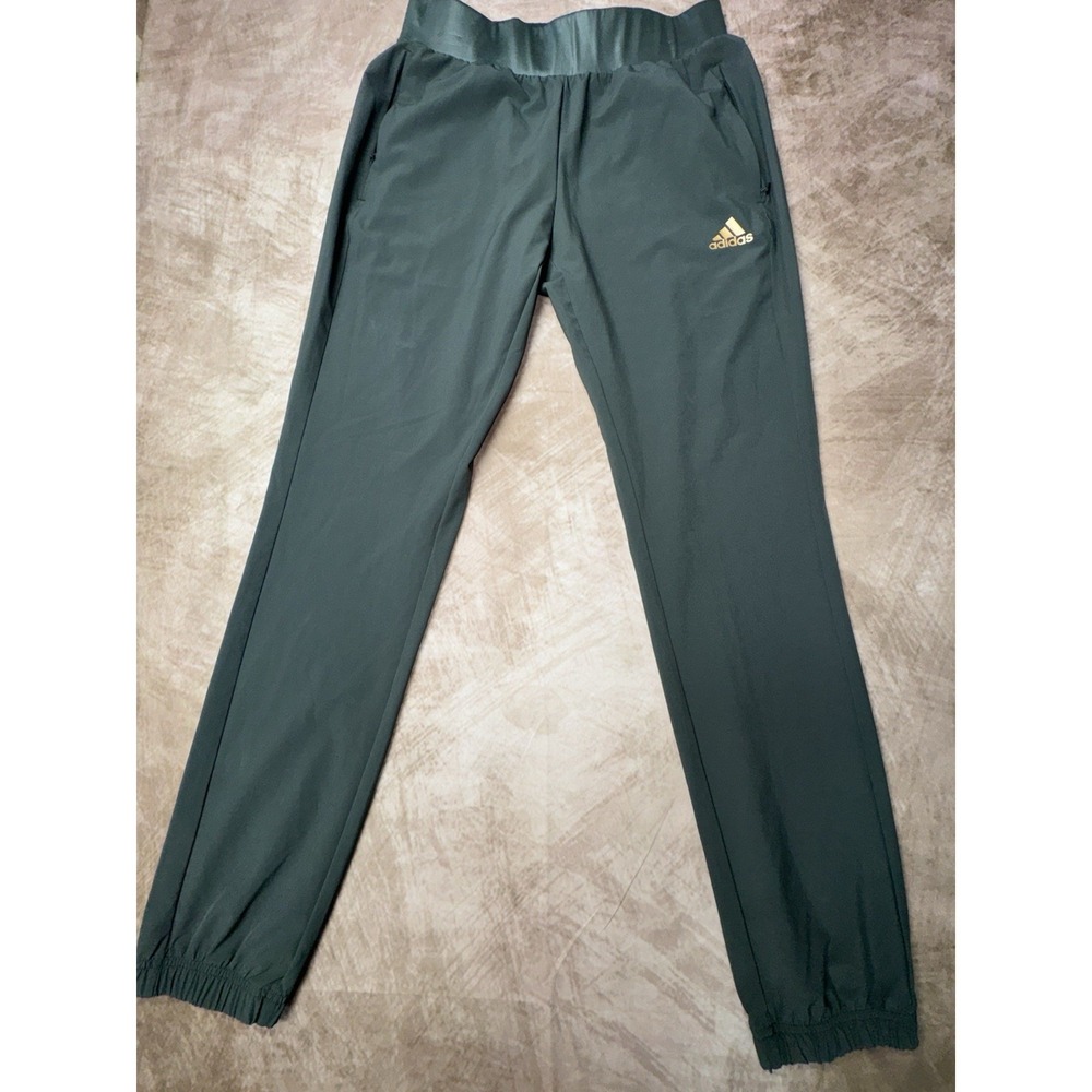 Adidas Womens Performance Joggers Size Small Green Sports Athleisure